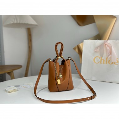 Chloe Piccola borsa spin-Clay brown