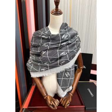 Chanel Silk and Wool Shawl 