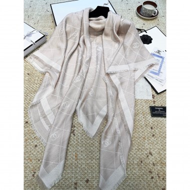 Chanel Silk and Wool Shawl 