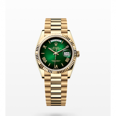 Rolex Day-Date 40mm, Oystersteel, 18K yellow gold