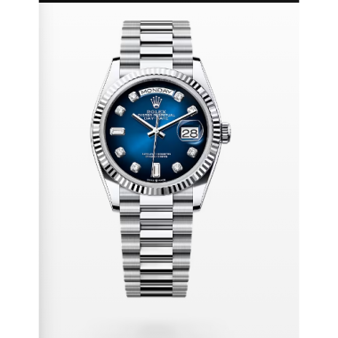 Rolex Day-Date 36mm, Oystersteel, Diamonds