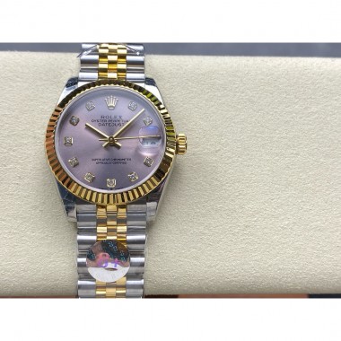 Rolex Datejust 28mm, 31mm, Oystersteel , Diamonds, 18Kyellow gold