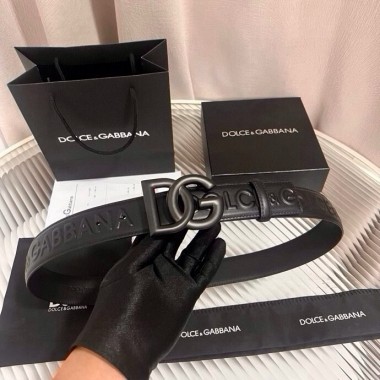 Cintura in pelle dolce Gabbana 4.0 cm