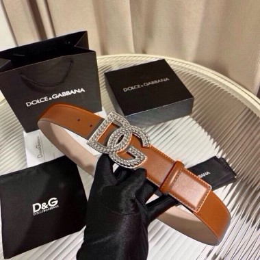Cintura in pelle dolce Gabbana 4.0 cm
