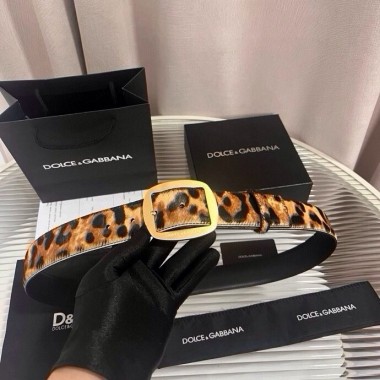 Cintura in pelle dolce Gabbana 4.0 cm