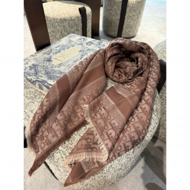 Dior Silk and Cashmere Shawl/Scarf