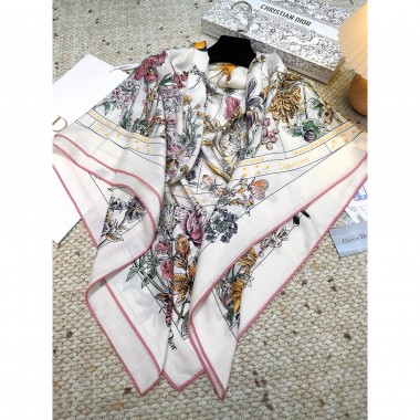 Dior Silk and cashmere Shawl / Scarf