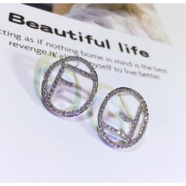 fendi top media orecchini