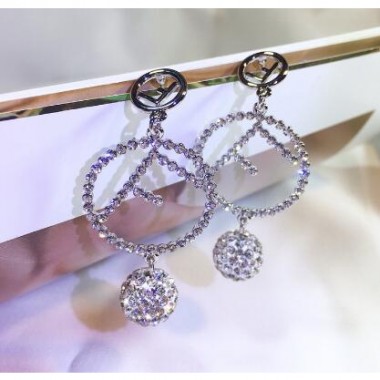 fendi top media orecchini