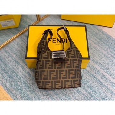 Fendi Monogram Canvas Hobo 