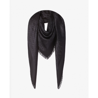 Fendi Silk and Wool FF Shawl