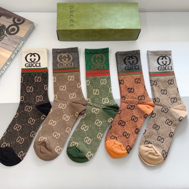 Gucci socks ( 5 pairs)