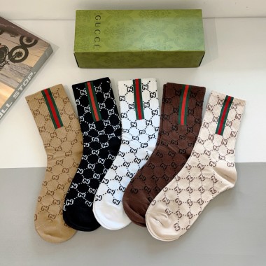 Gucci socks ( 5 pairs)