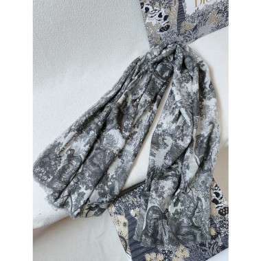 Dior Silk and cashmere scarf