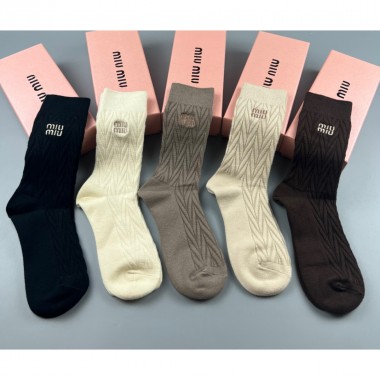 Miu Miu socks ( 5 pairs)