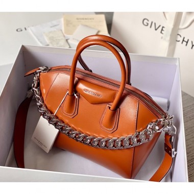 Givenchy Small Chain Antigona in Box Leather 