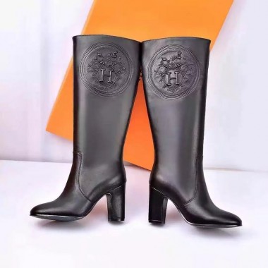 Hermes leather boots,  2 colors