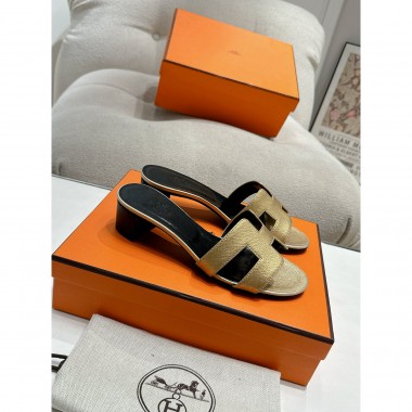 Hermes Oasis heeled Sandal, Size 35-42