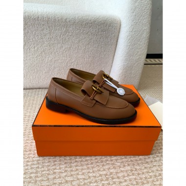 Hermes Leather Loafers, Size 35-41