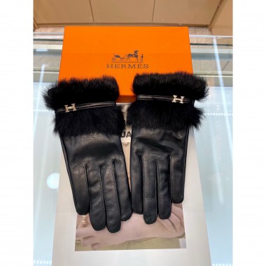 Hermes Leather Gloves