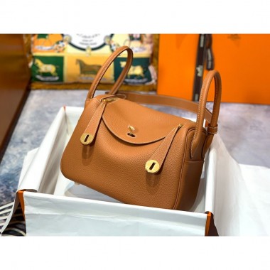 1:1 Borsa Hermes Lindy mini in pelle togo 