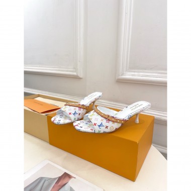 LV X TM Heeled Mule 5.5cm/ 9.5cm, Size 35-42 