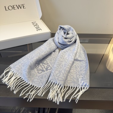 Loewe Wool and Cashmere Anagram scarf