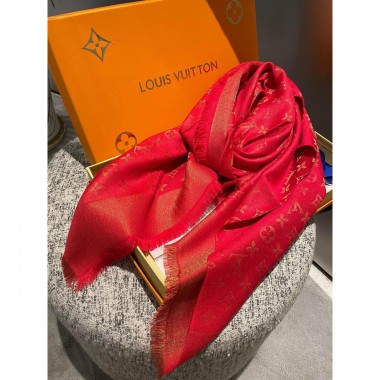 Louis Vuotton Classic monogram shawl / large scarf