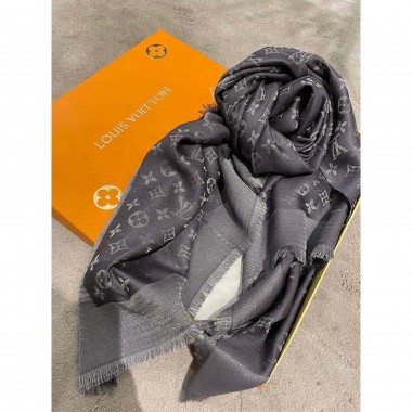 Louis Vuotton Classic monogram shawl / large scarf
