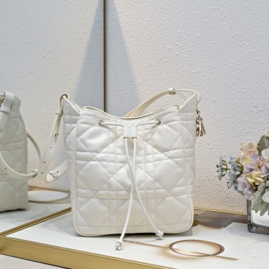Dior Medium D-Motion Bag-White