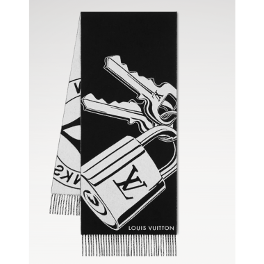 LV Lock and Keys Scarf 