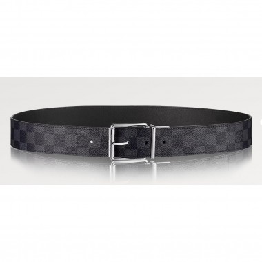 M9156V Damier Print 40MM Reversible