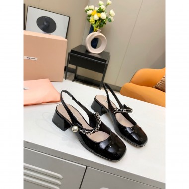 Miu Miu Leather Pumps, size 35-40, Heel 4.5cm