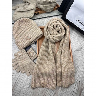 Prada Set von Kaschmir Scalp / Cappello / Guanti