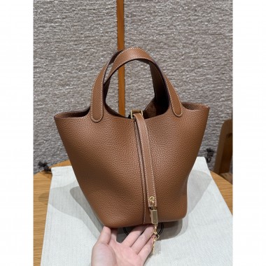 Borsa Hermes Picotin Lock 18/22-Brown