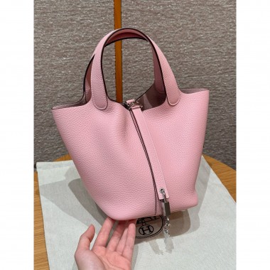Borsa Hermes Picotin Lock 18/22-Rose Sakura