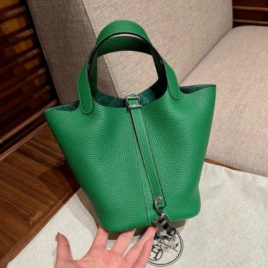 Borsa Hermes Picotin Lock 18/22-Bambou