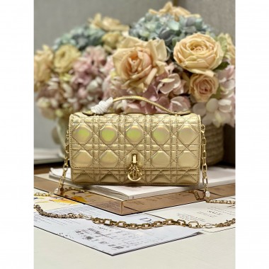 Lady Dior Top Handle Clutch 