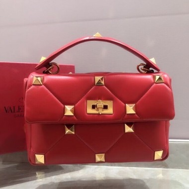 Valentino Borsa a Spalla Roman in Nappa - Media / Grande 