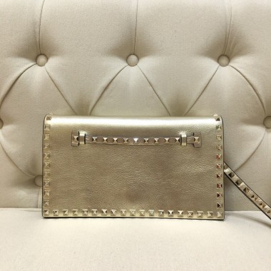 Valentino Pochette Con Catena Rockstud in vitello 