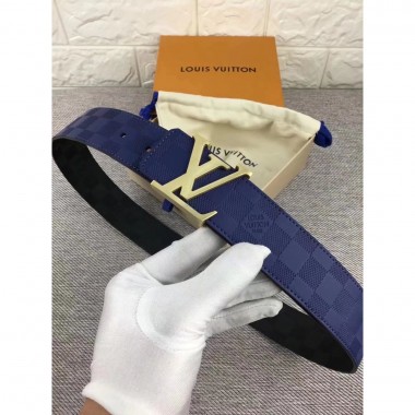 reversable belt 4.0cm -dark blue/black