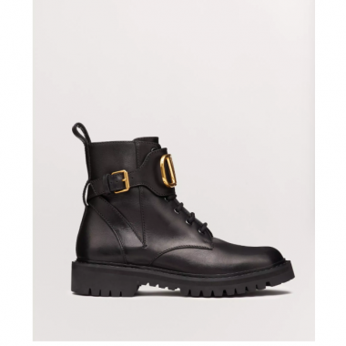 Valentino Vlogo Calfskin Ankle Boot, Size 35-41