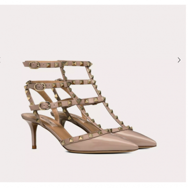Valentino rockstud patent pumps with strap 6.5cm, Size 35-41