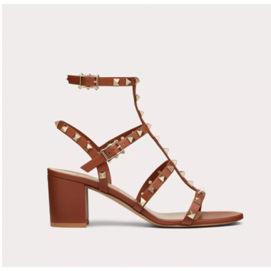 Valentino Rockstud Calfskin sandal 6cm, Size 35-41