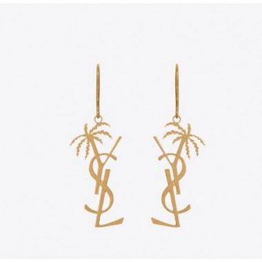 YSL Cassandre Palm Earrings