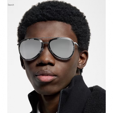 Z2625U  LV Super Vision Metal Pilot Sunglasses