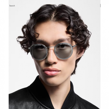   LV Super Vision Metal Round Sunglasses