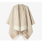 Fendi Wool and Cashmere FF Poncho