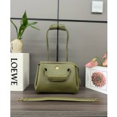 Loewe Small Madrid bag in supple calfskin-Olive