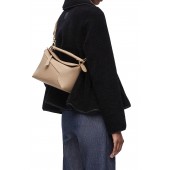 Loewe Small Puzzle in Grained Calfskin-Beige 